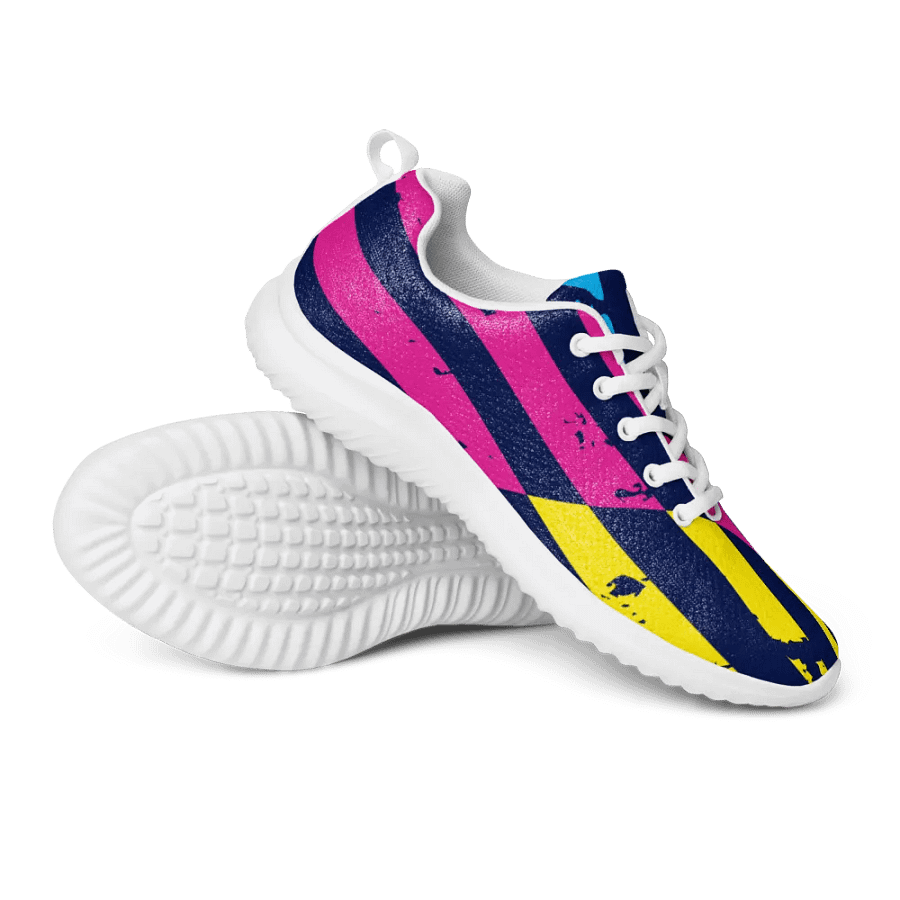 Grunge Stripes Men's Athletic Shoes product image (7)