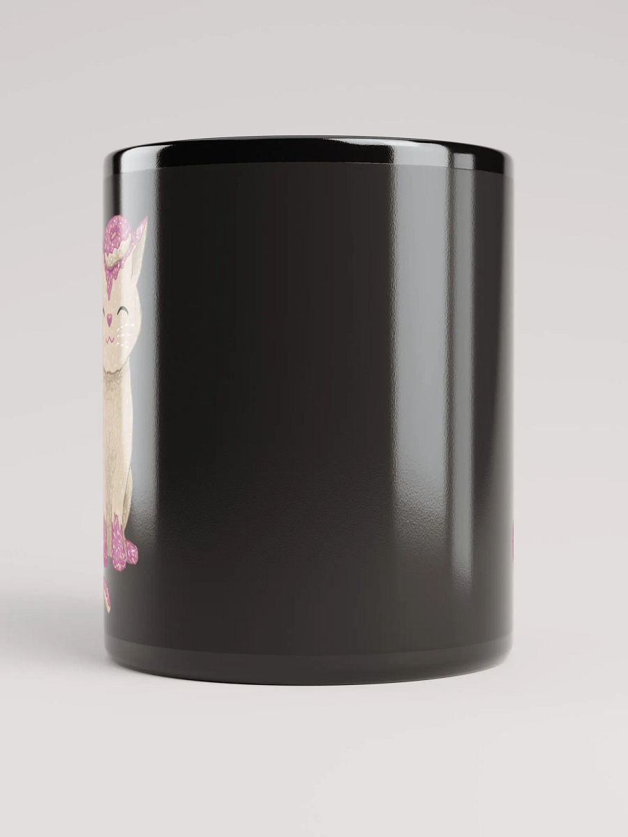 Lottie's Doughnut Cat Black Mug product image (5)