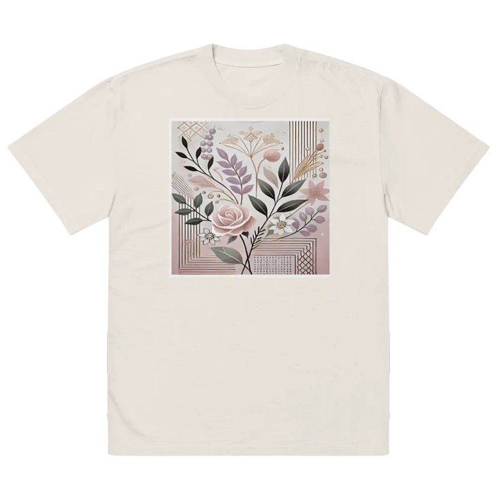 Floral Fusion Oversized Tee product image (2)