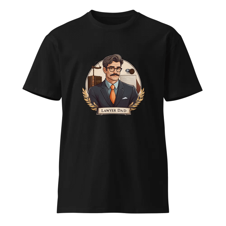 Lawyer Dad Illustration Unisex T-Shirt product image (1)