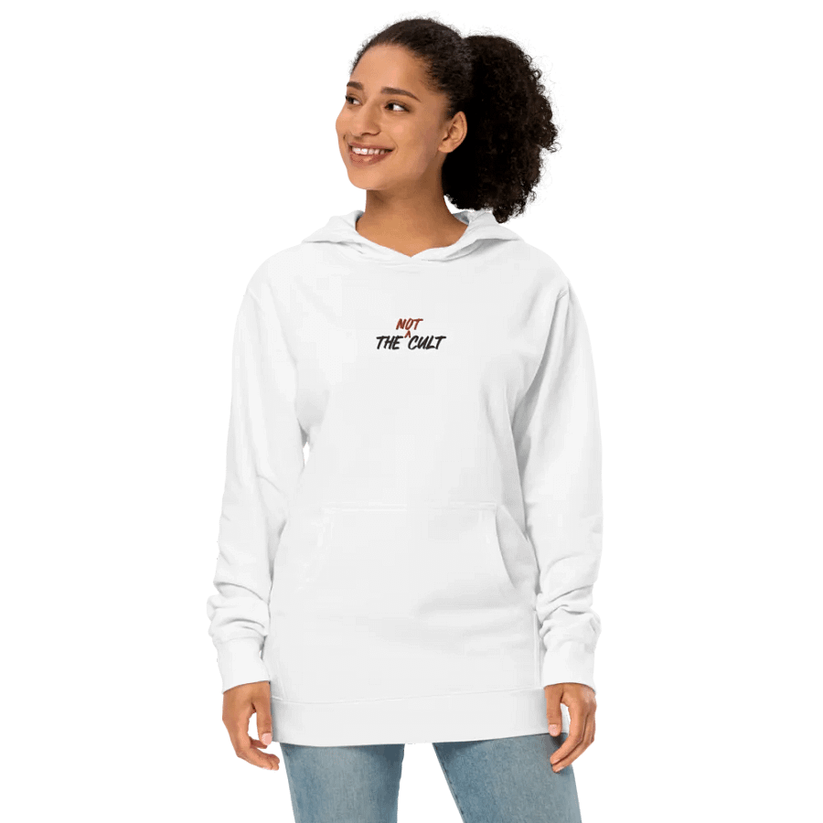 Not-Cult Embroidered Hoodie (LIGHT) product image (12)
