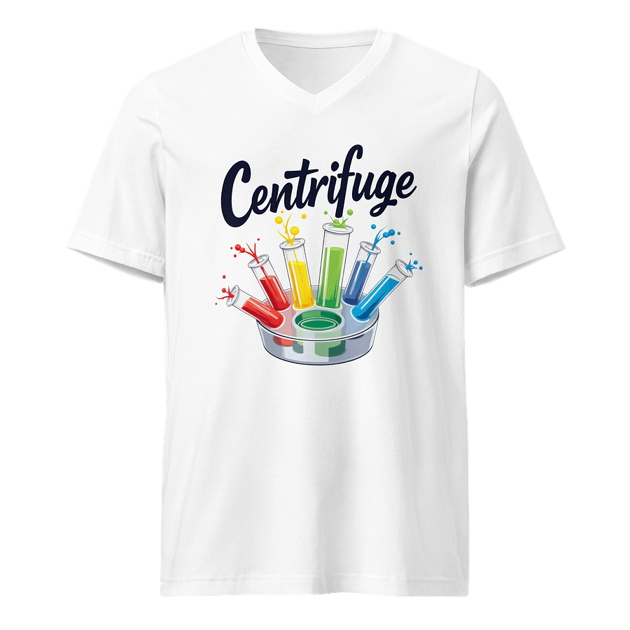Colorful Centrifuge Splash V-Neck Tee product image (1)