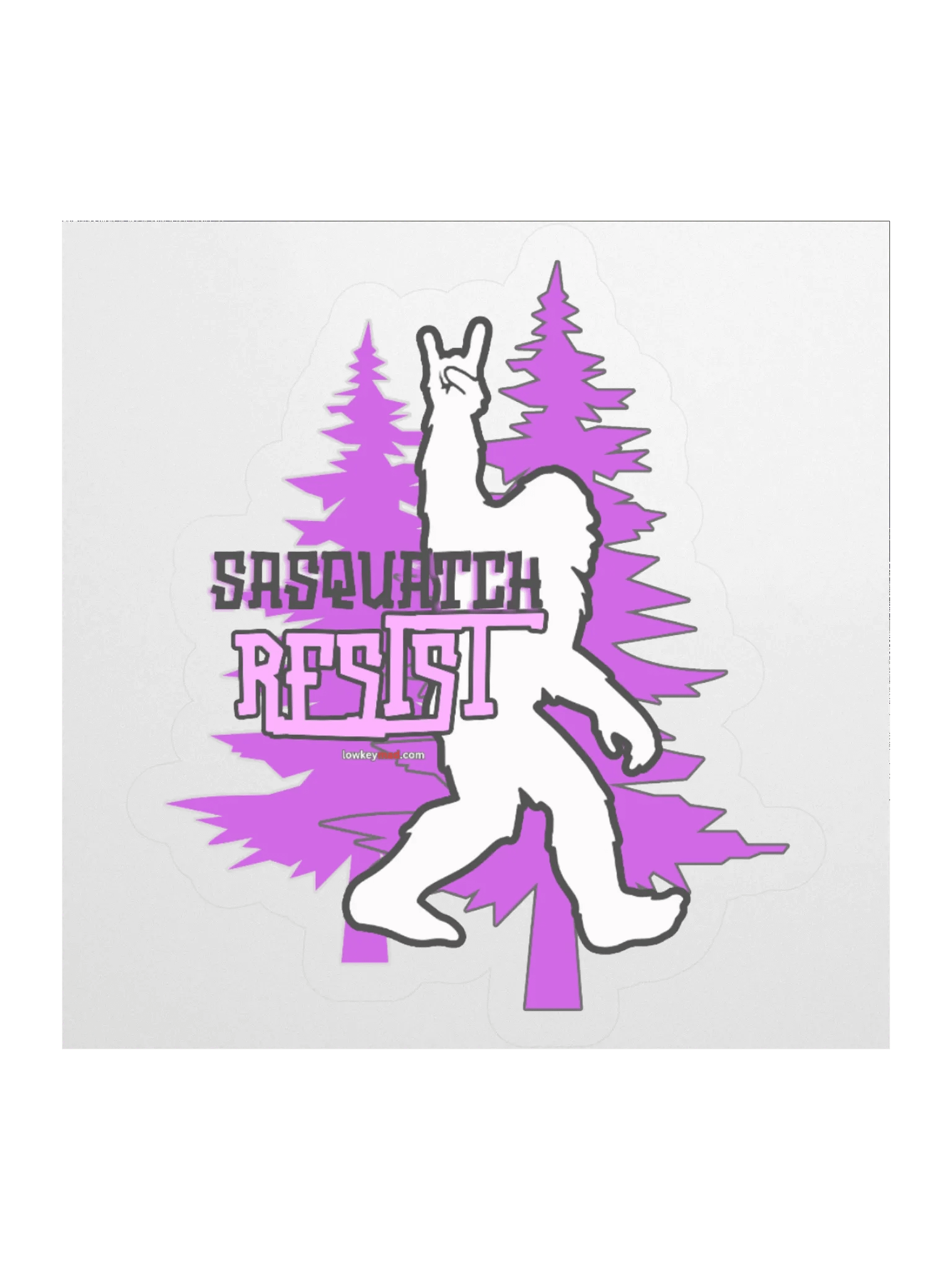 Sasquatch Says RESIST Sticker product image (2)