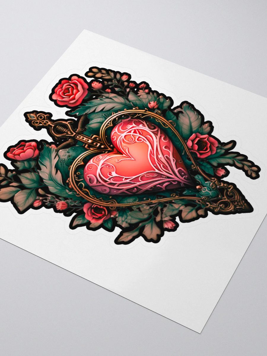 Vintage Heart Sticker product image (3)