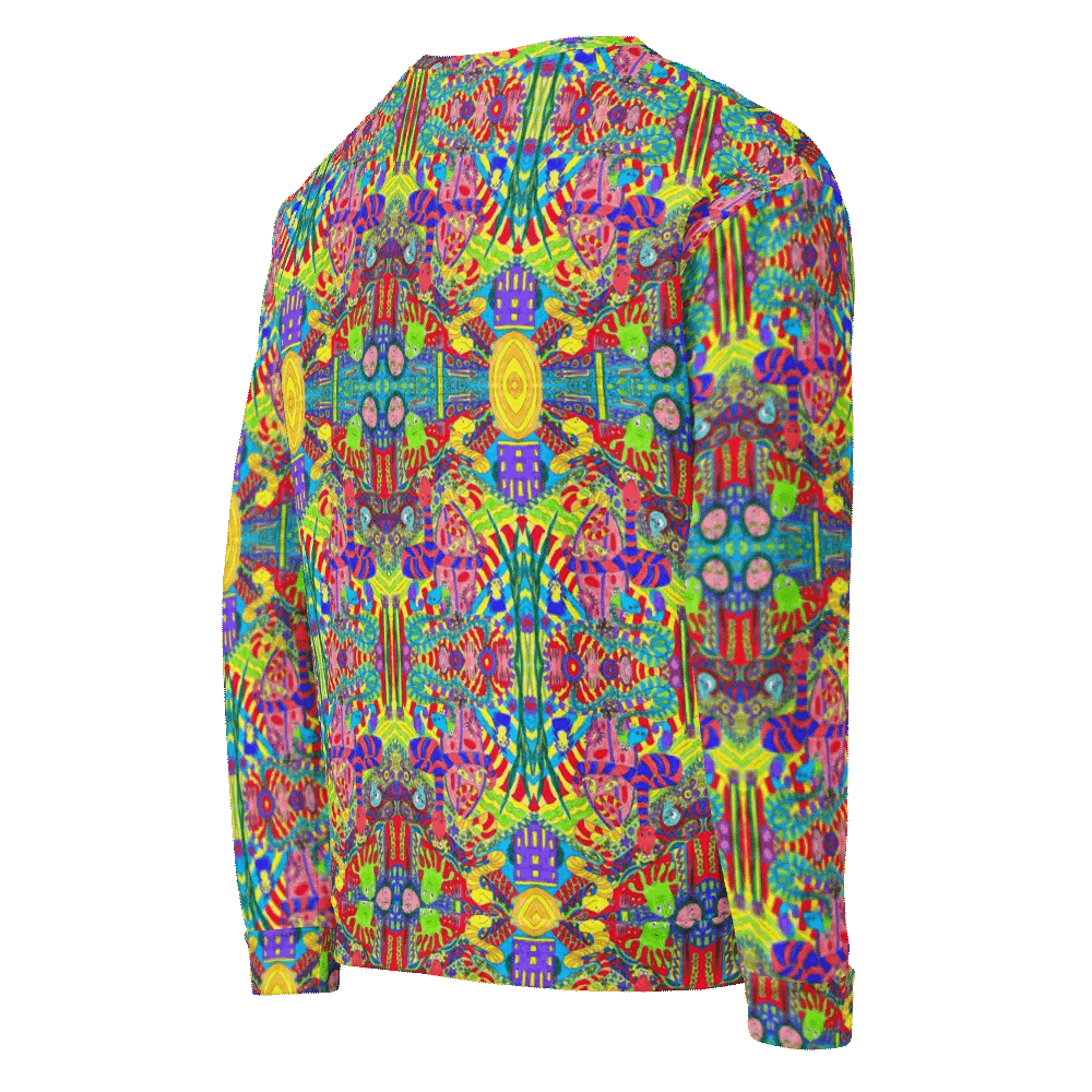 Abstract Doodle Creatures Unisex All Over Print Sweatshirt product image (12)