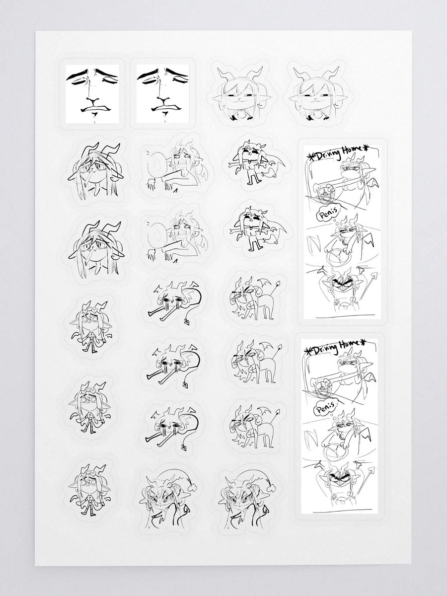 Scrungle Doodles Sticker Sheet product image (3)