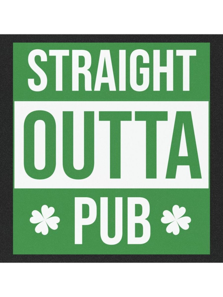 Car Magnet- Straight Outta Pub funny car design product image (2)