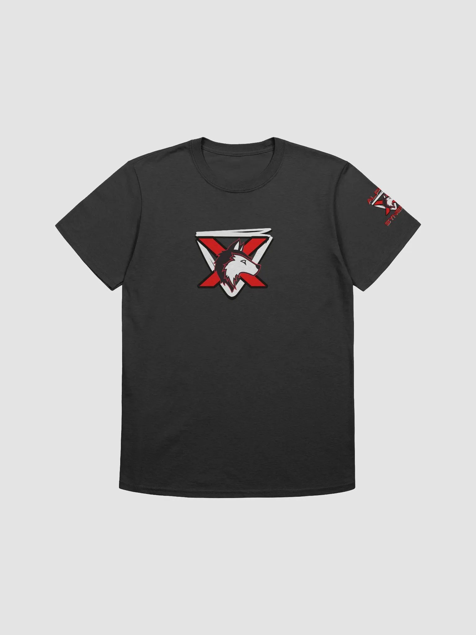 AlphaXSynergy Gildan Unisex Softstyle T-Shirt - Front Middle Logo - Left Sleeve Logo & Back Quote product image (1)
