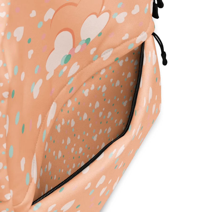Simply Peachy Hearts and Dots Backpack product image (3)