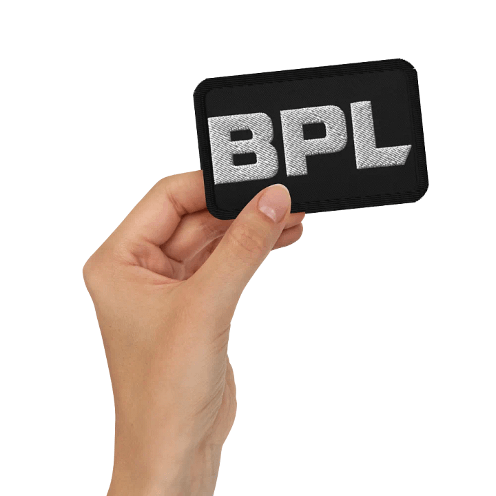 BPL Wordmark Embroidered Patch product image (2)