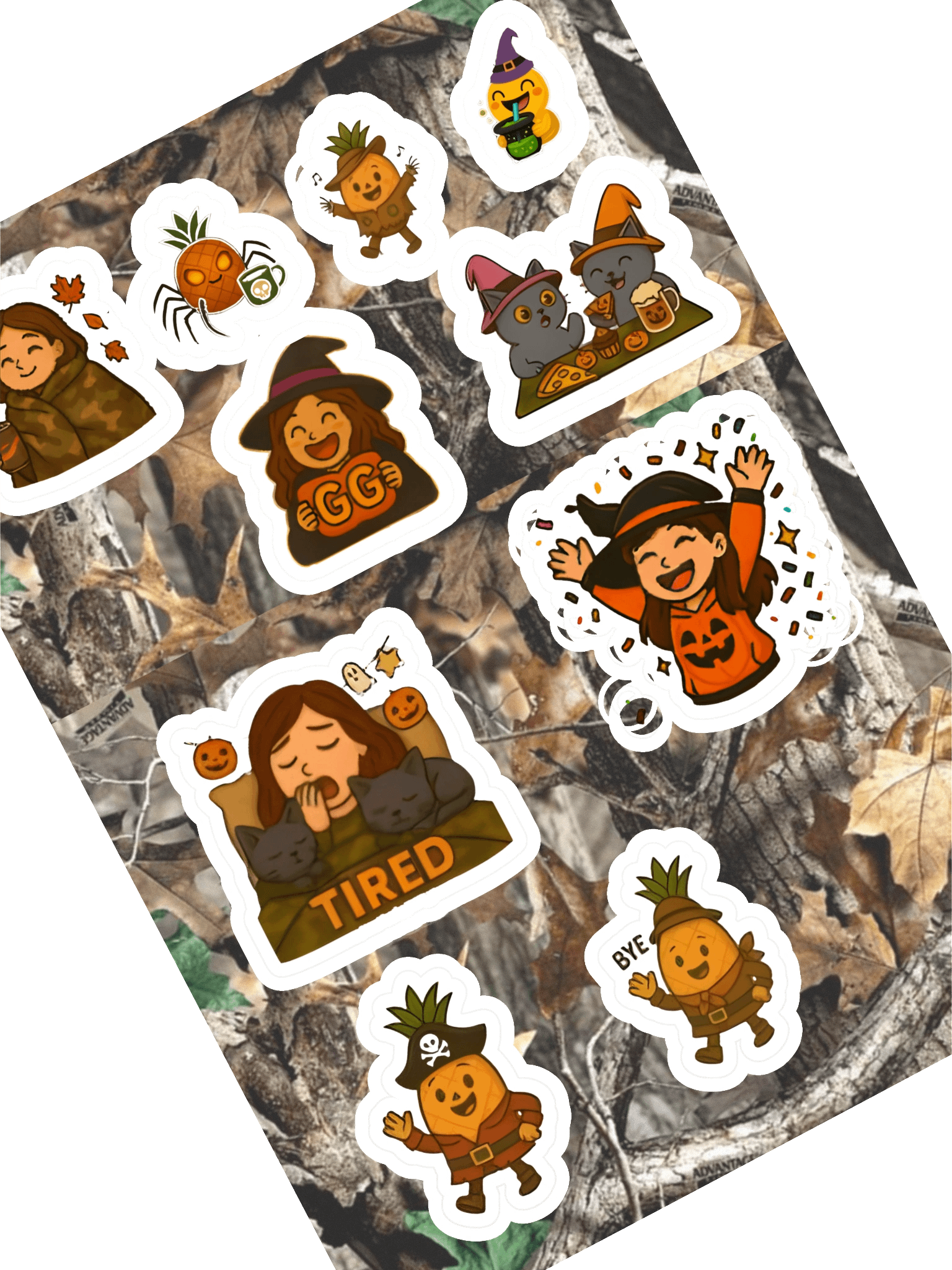Halloween Emote Sticker pack product image (1)