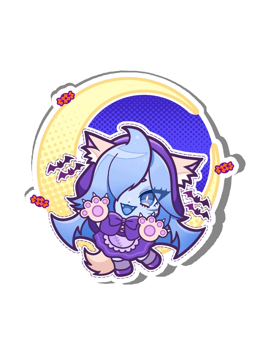 Shark Night Halloween Sticker product image (1)