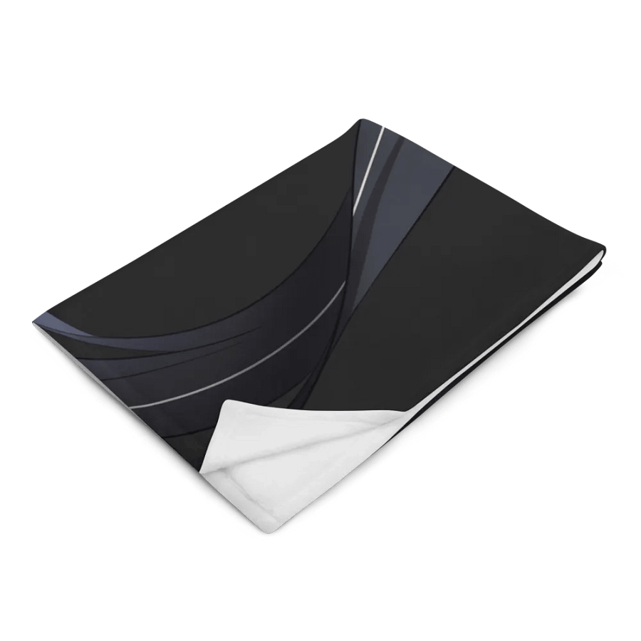Throw Blanket - Byakko Chibi All Black Edition product image (14)