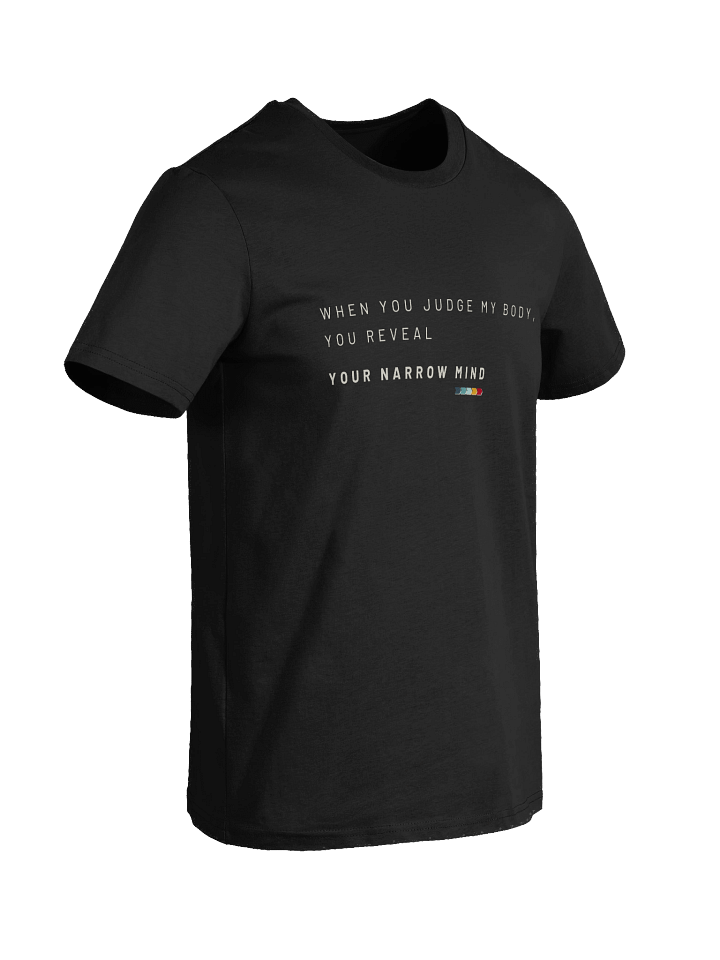 Mirror Talk Tee – “Don’t Judge My Body” | Organic Cotton Body Positivity T-Shirt — Fulfilled in EU/UK product image (2)
