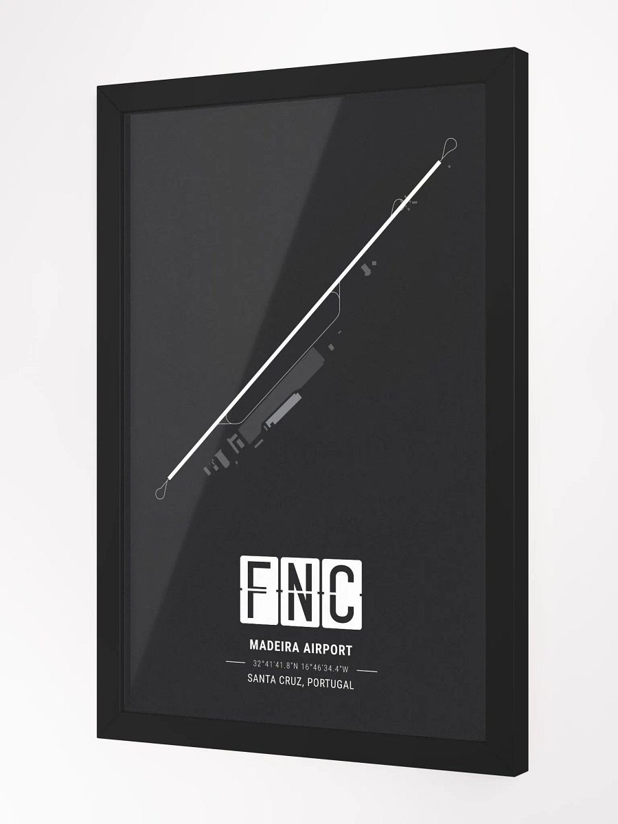 Framed Airport FNC Premium Map On Matt Paper product image (2)