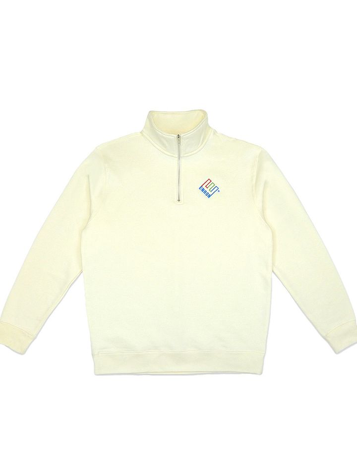 Enron Quarter Zip- Bone product image (1)
