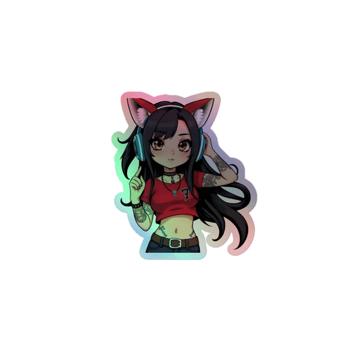 Fox Beats Holographic Sticker Set product image (1)