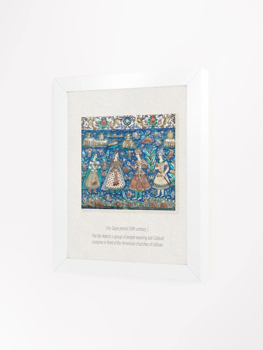 Antique Wall Art - Persian Tile - Persian Art - Middle Eastern Art- Vintage Designs - Home Decor - Historical Art product image (11)
