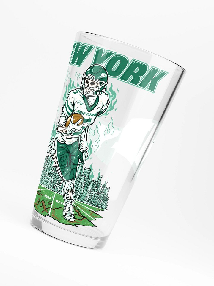 New York, Welcome to Football Pint Glass product image (2)