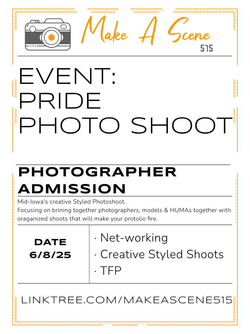 Pride Styled Shoot Photographer Admission product image (2)