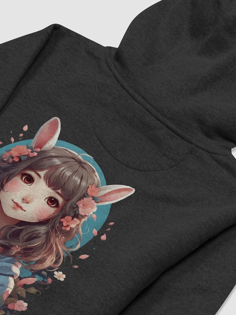 Kawaii Floral Serenity Rabbit Hoodie product image (43)