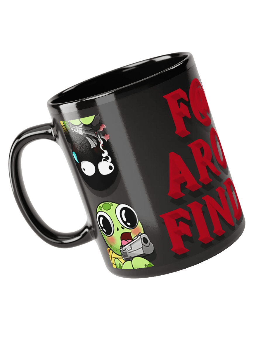 WOMBLE'S F AROUND BLACK MUG product image (6)