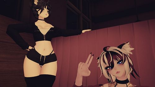 @stemma_vrc and I went to a public great pug last week and all the homies pulled up and took over the instance c:

lilypids, ...