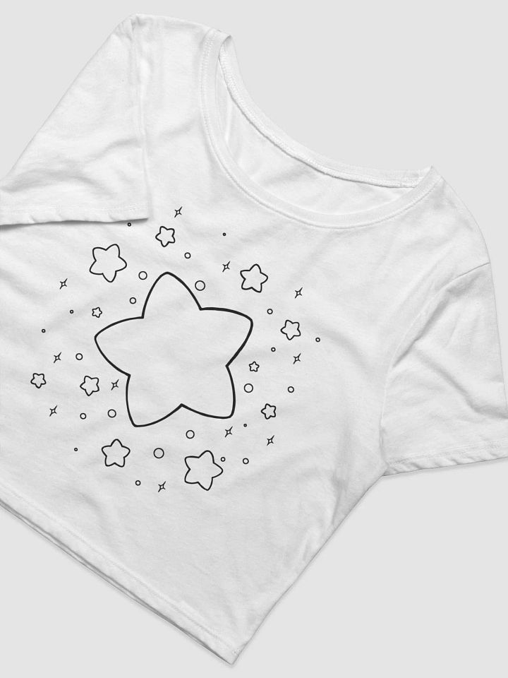 Cropped Star Shirt white product image (2)