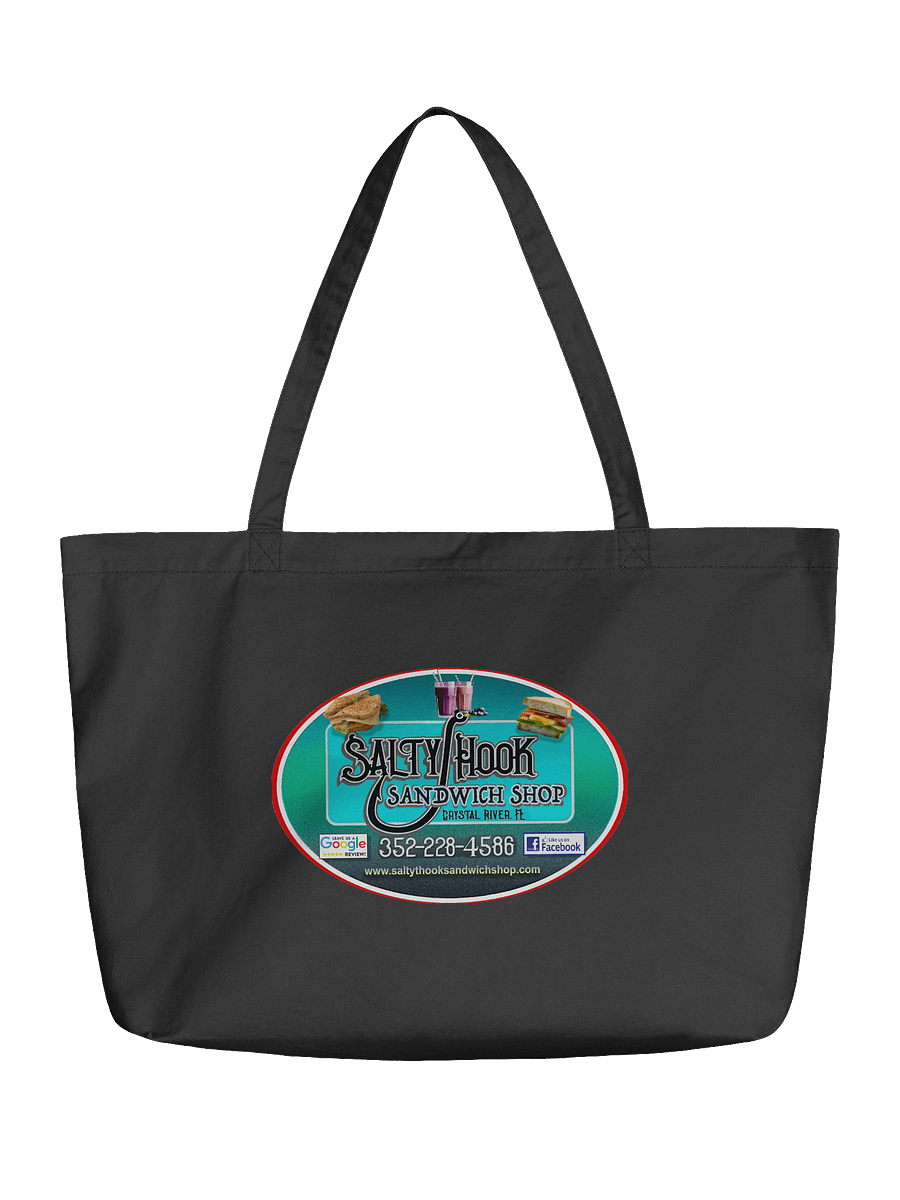 Eco-Friendly Organic Tote: Salty Hook Edition product image (2)
