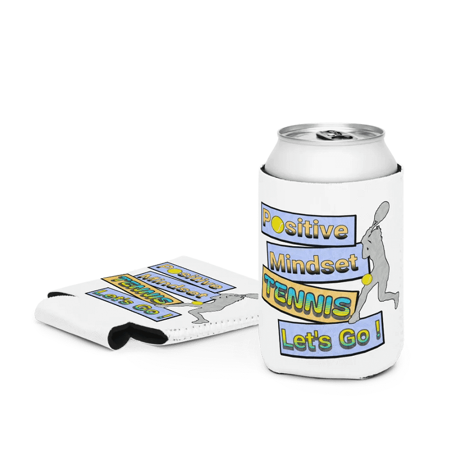 Positive Mindset Tennis Can Cooler product image (3)