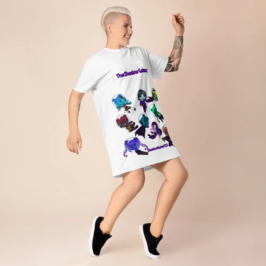 The Shadow Galaxy (Floating Shadow Bears) T-Shirt Dress product image (7)