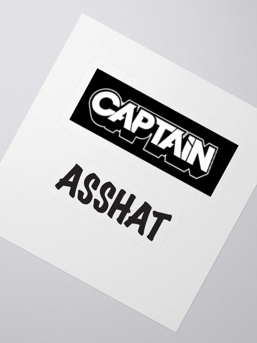 Captain Asshat Stickers product image (7)