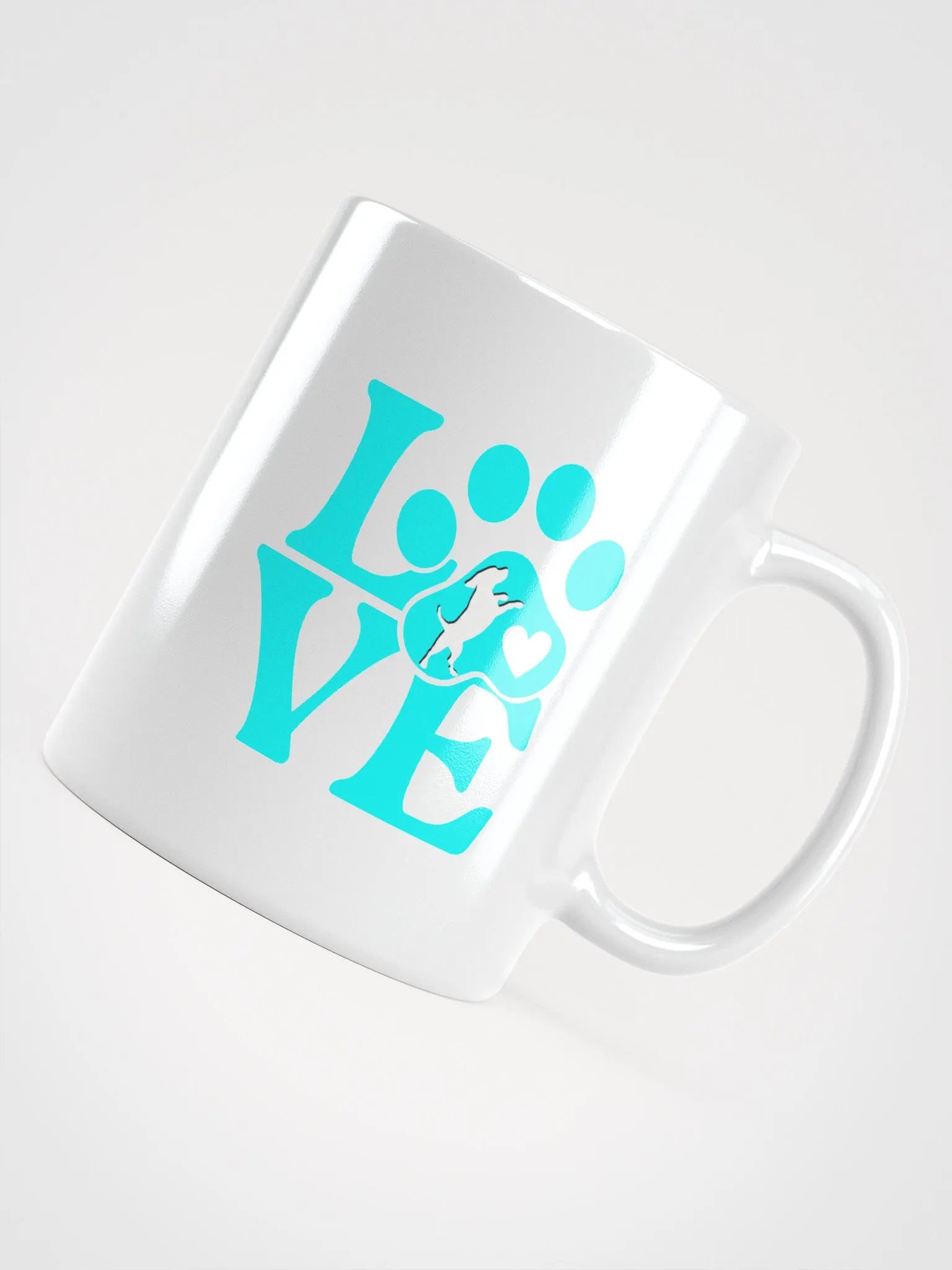 Dog Lover Coffee Mug, Blue Love product image (4)