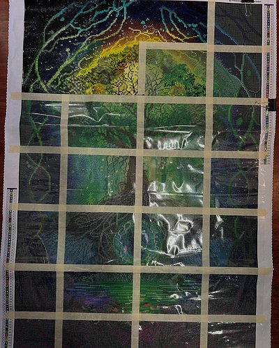 Latest diamond painting. Mangrove.