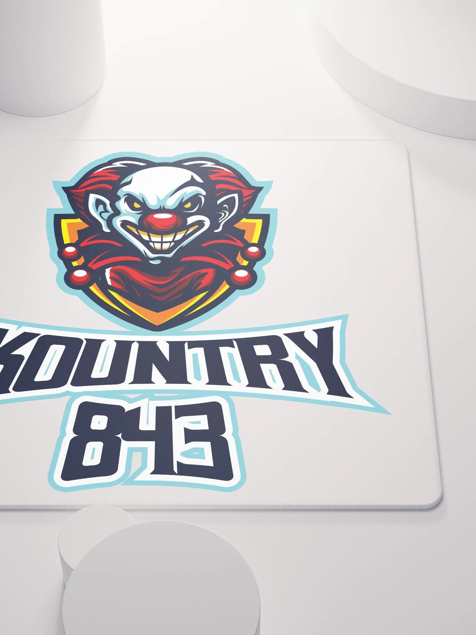 Sinister Clown Logo Gaming Mouse Pad product image (9)
