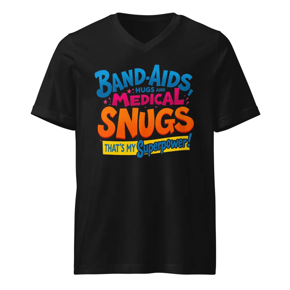 Superpower Band-Aids V-Neck Tee product image (1)