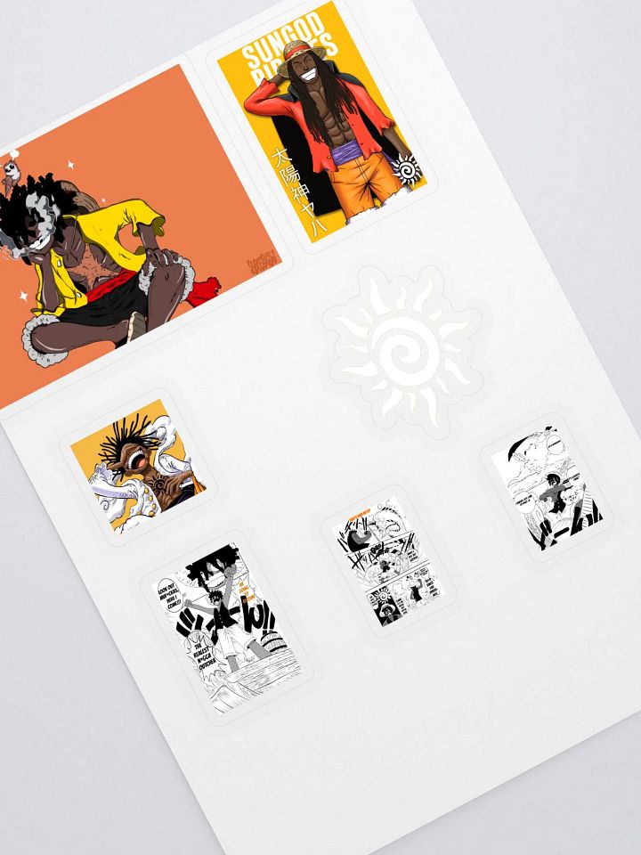 SUN GOD STICKERS product image (2)