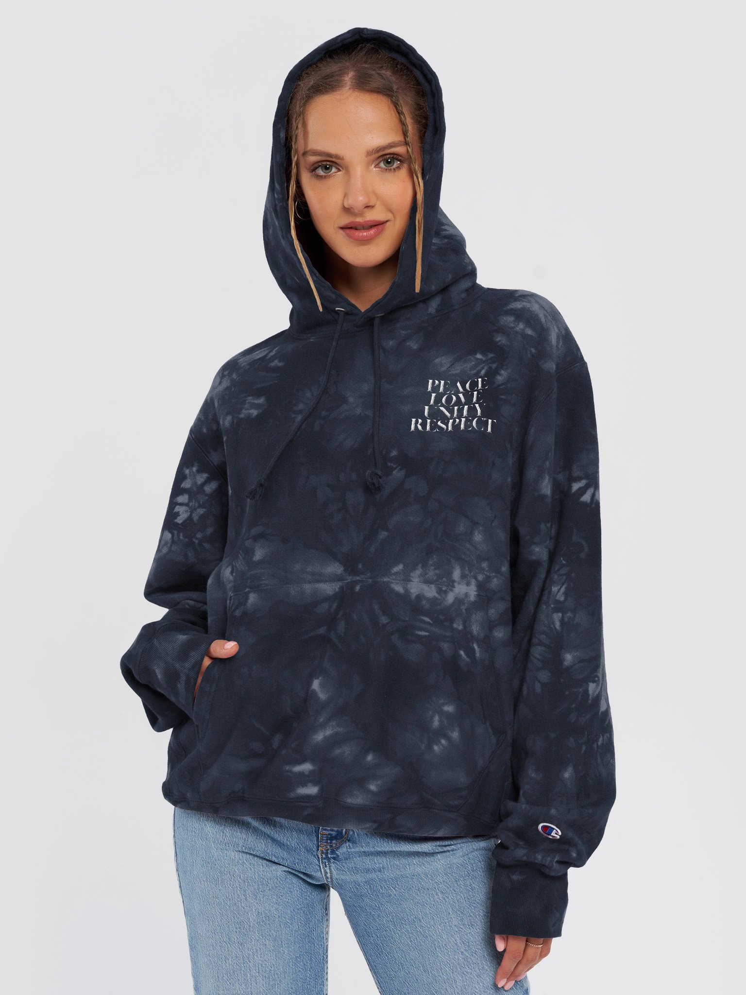 Afters & Love Company Champion Tie Dye Hoodie product image (4)