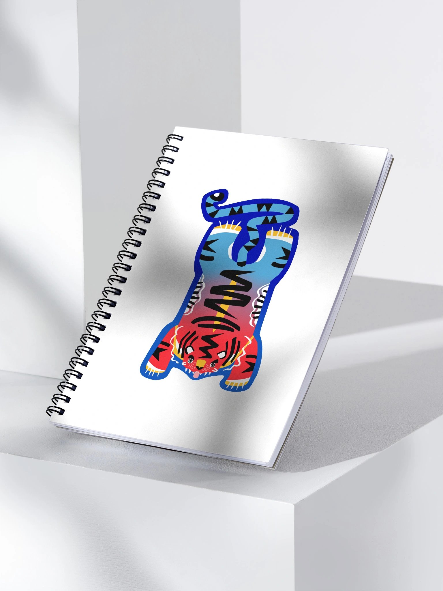 Blue and Red Tiger Notebook product image (3)
