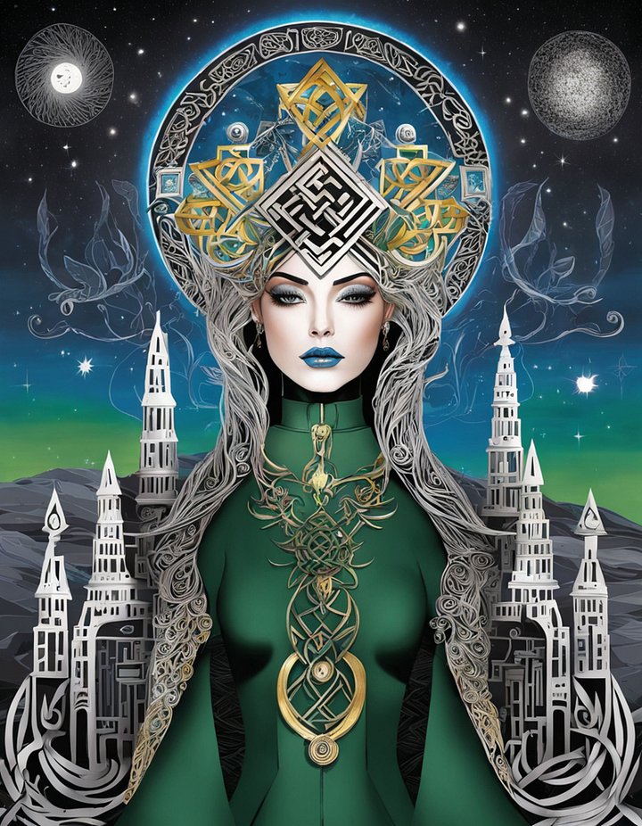 Winter Wiccan 11 - Instant Download product image (1)