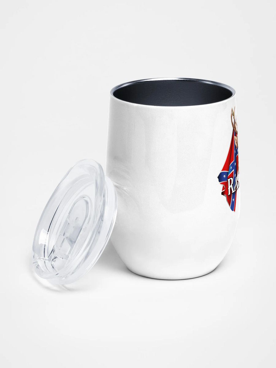 "Ralston" Last Name Rebel Redneck Deer - Wine Tumbler product image (2)