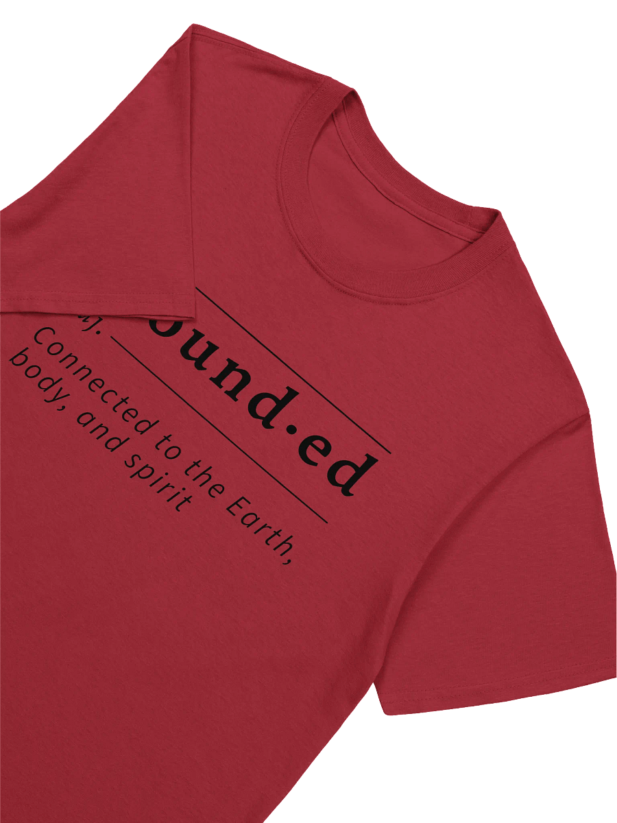Grounded Definition Unisex Tee blk product image (2)