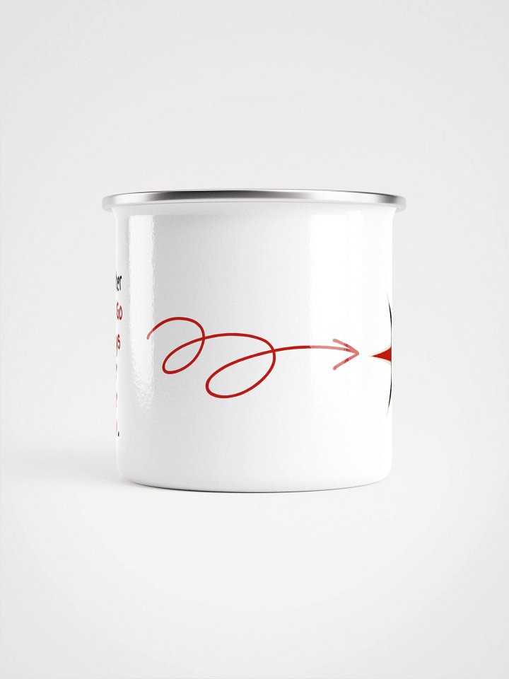 No Matter Where I Go I Always Come Home To You Enamel Camp Mug product image (2)