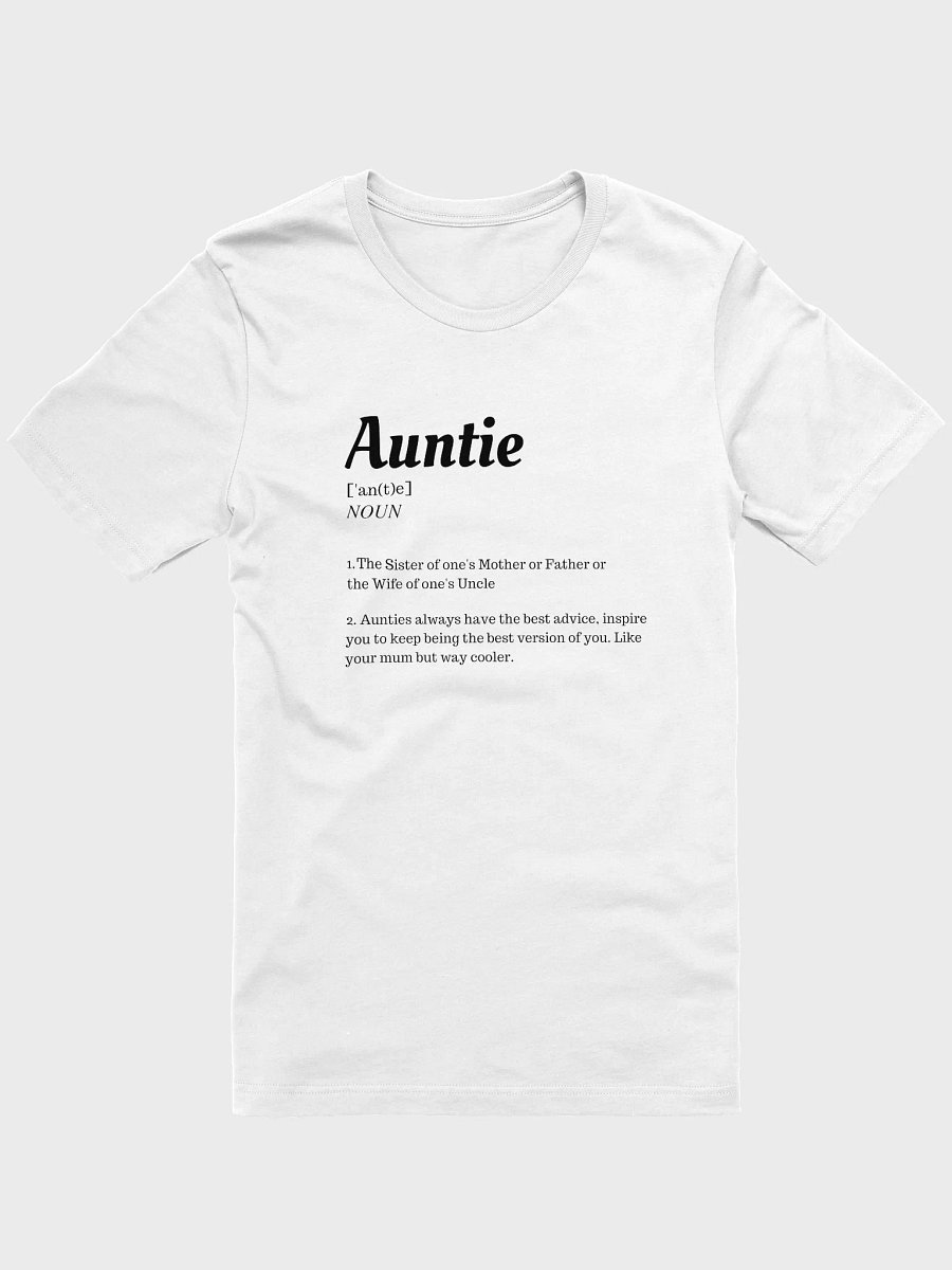 The Original "Definition of Auntie" Best Seller | Your Aunties Could Never Merch product image (2)