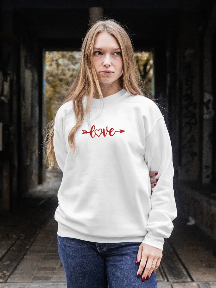 Love Arrow Premium Crewneck product image (1)