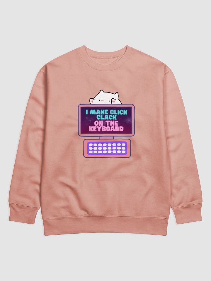 Click Clack Bongo Cat Premium Printed Sweatshirt product image (4)
