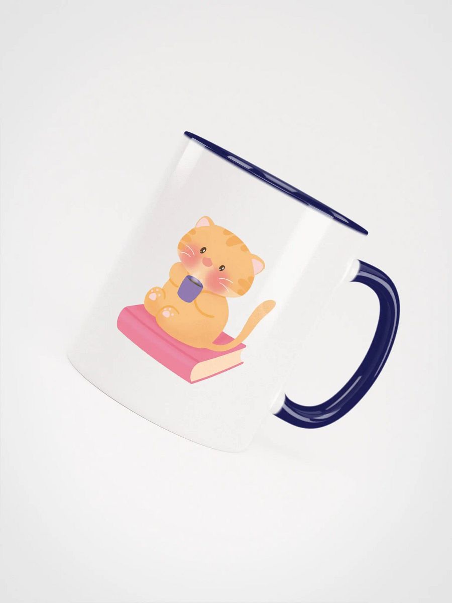 Books, Coffee & Cat Ceramic Mug product image (4)