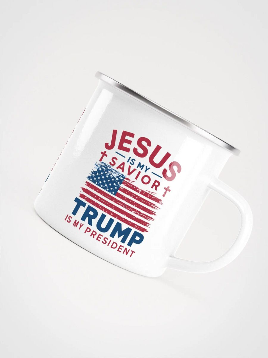 Patriotic Campaign Enamel Mug product image (5)