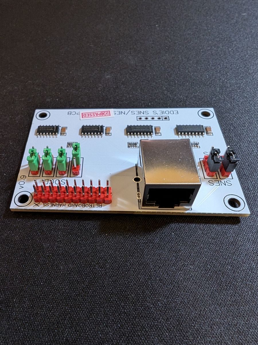 Eddie's SNES Retro Board PCB (WHITE) product image (3)