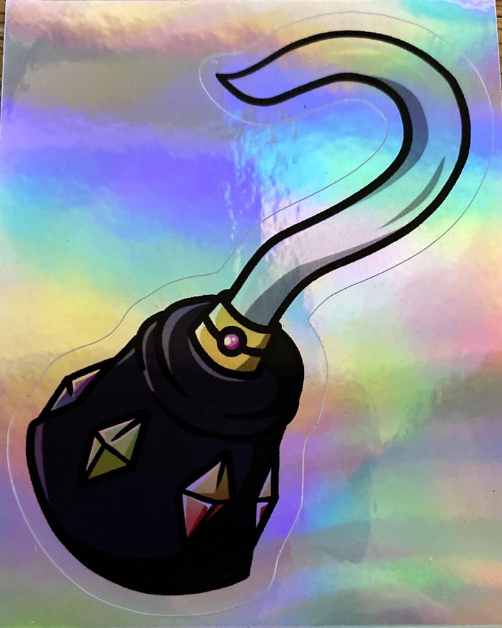Raise Your Hook Pirates Magnet (Rainbow) product image (4)